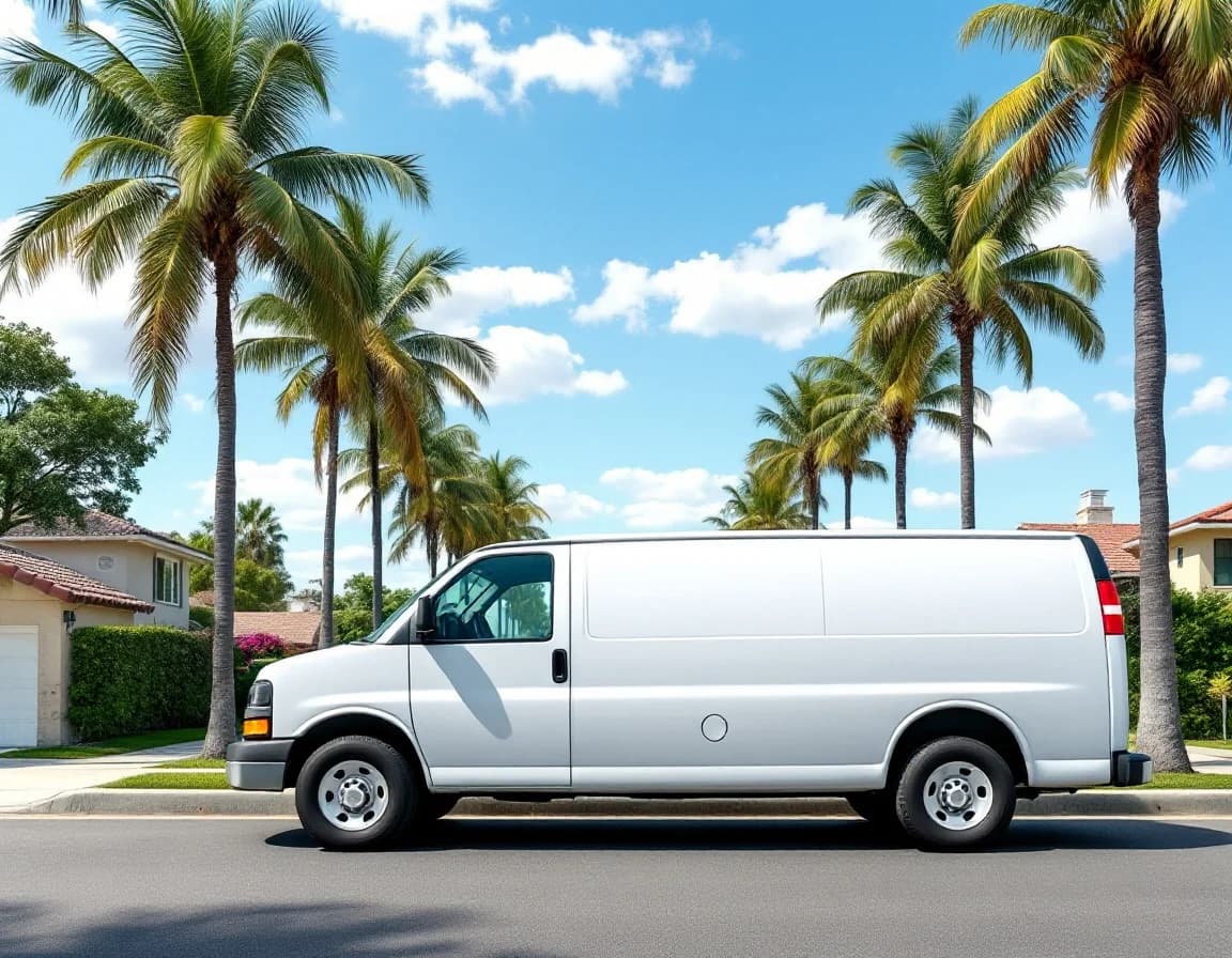 EJ Locksmith mobile service van in Los Angeles